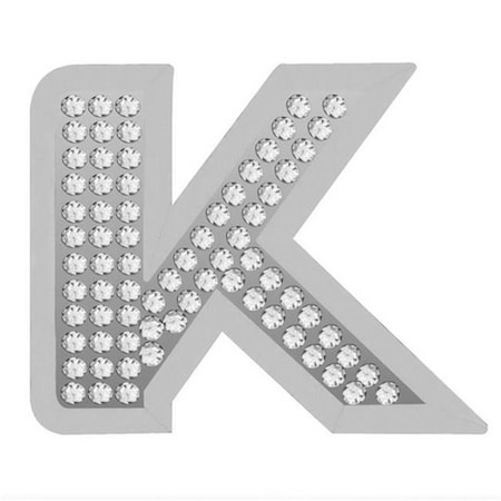 Pilot BL-555KZ Emblem Bling Chrome Letter K